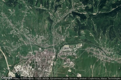 Vue aérienne de Nowy Targ
