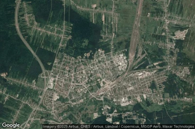 Vue aérienne de Skarżysko-Kamienna