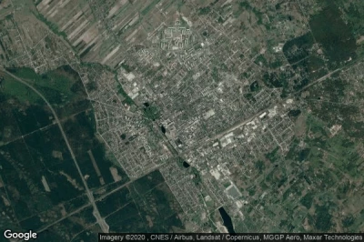Vue aérienne de Żyrardów