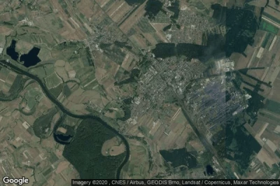 Vue aérienne de Zdzieszowice