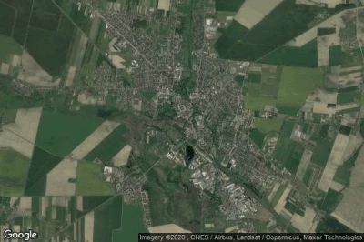 Vue aérienne de Szamotuły