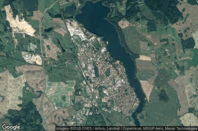 Vue aérienne de Gmina Olecko