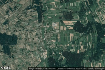 Vue aérienne de Kosów Lacki