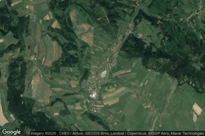 Vue aérienne de Mieroszów