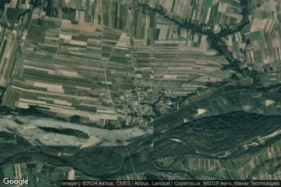 Vue aérienne de Wyszogród
