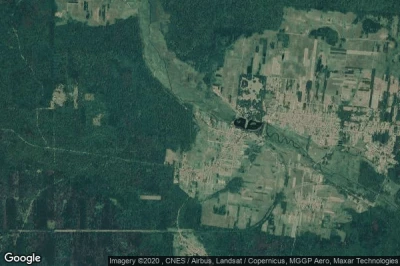 Vue aérienne de Zastawa