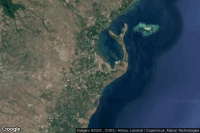 Vue aérienne de Kampungbaru