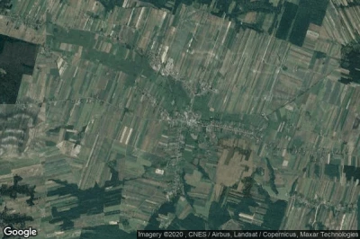 Vue aérienne de Wojslawice