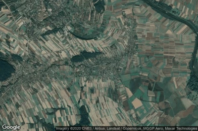 Vue aérienne de Wierzawice