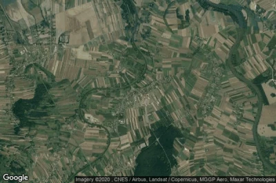 Vue aérienne de Tryncza