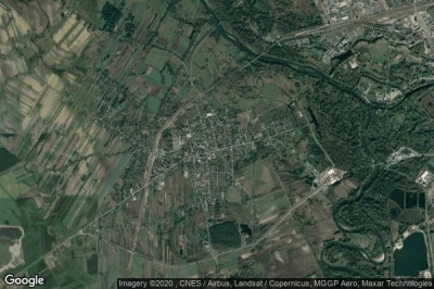 Vue aérienne de Terespol