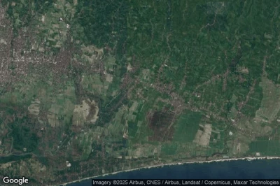 Vue aérienne de Baler Baleagung