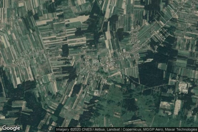 Vue aérienne de Skorzec