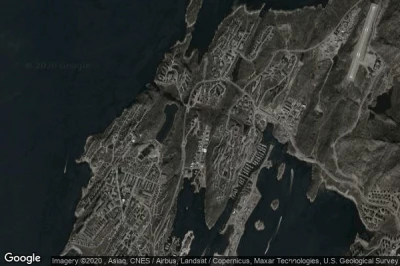 Vue aérienne de Sermersooq