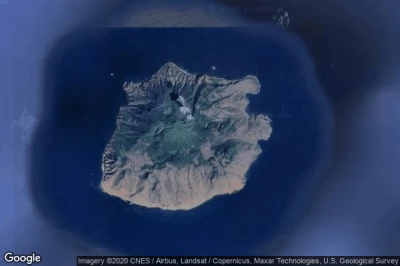 Vue aérienne de Saba