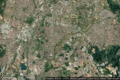Vue aérienne de Kampung Pasir Penjih