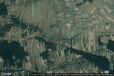 Vue aérienne de Poniatowa