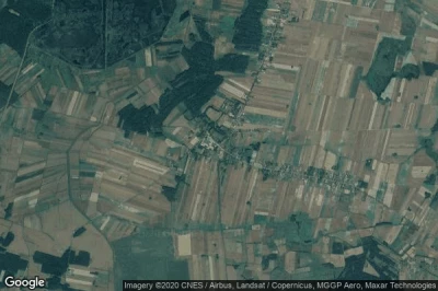 Vue aérienne de Podedworze