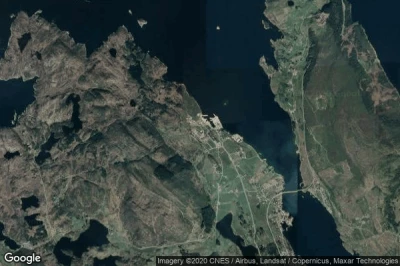 Vue aérienne de Bokn