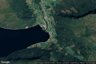 Vue aérienne de Hornindal