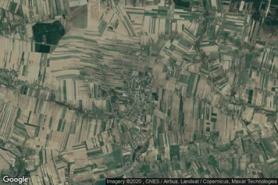 Vue aérienne de Pacanow