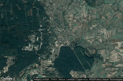 Vue aérienne de Nowa Sarzyna