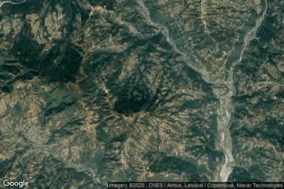Vue aérienne de Sindhupalchok