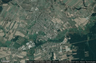 Vue aérienne de Międzyrzec Podlaski