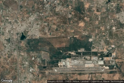 Vue aérienne de Shamshabad