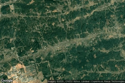 Vue aérienne de Lucun