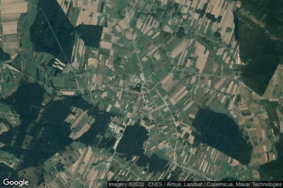Vue aérienne de Lopuszno
