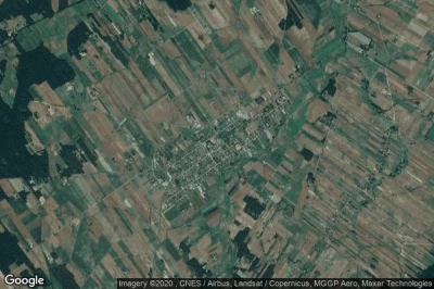 Vue aérienne de Lomazy