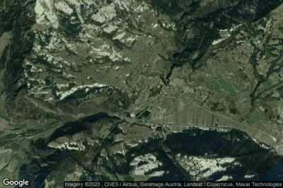 Vue aérienne de Pardisla