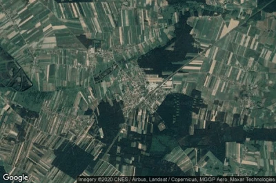 Vue aérienne de Krzywda