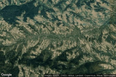 Vue aérienne de Jodlowa