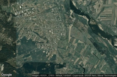 Vue aérienne de Gora Kalwaria