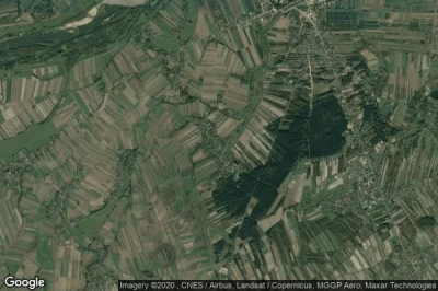 Vue aérienne de Dymitrów Duży