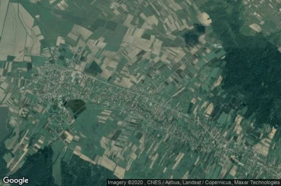 Vue aérienne de Dlugie