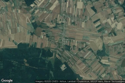 Vue aérienne de Debowa Kloda