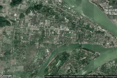 Vue aérienne de Shuangpu