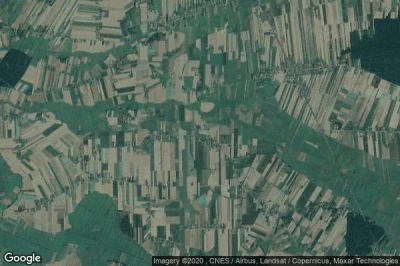 Vue aérienne de Chomęciska Duże