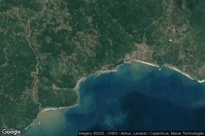 Vue aérienne de Cibangban Girang