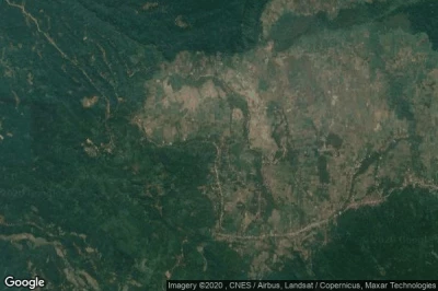 Vue aérienne de Cikuray