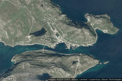Vue aérienne de Havoysund