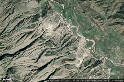 Vue aérienne de Gjirokaster