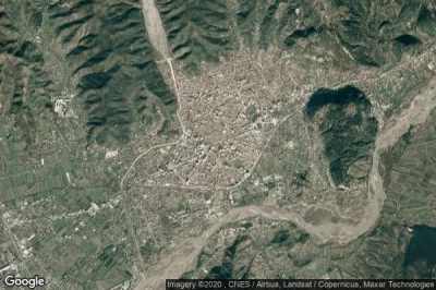 Vue aérienne de Elbasan