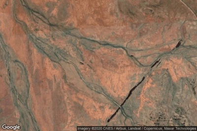 Vue aérienne de Roebourne