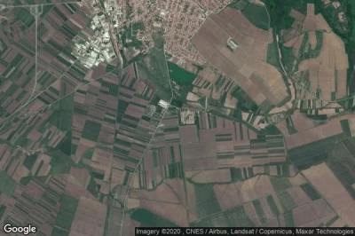 Vue aérienne de Opština Vršac