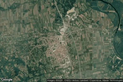 Vue aérienne de Velika Plana