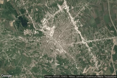 Vue aérienne de Ferizaj